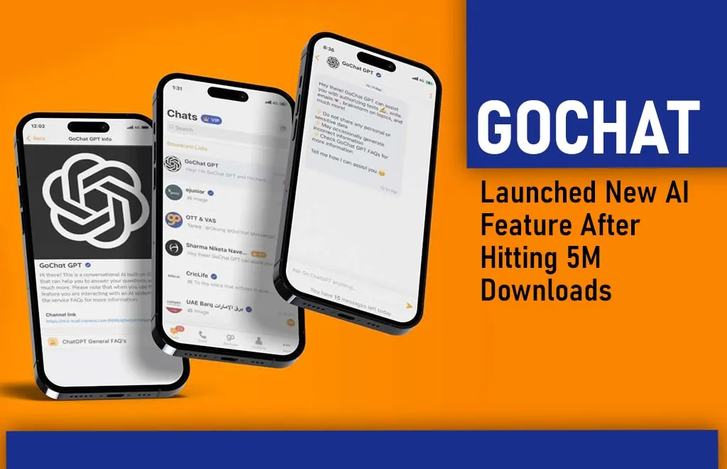 GoChat Launched New AI Feature After Hitting 5M Downloads