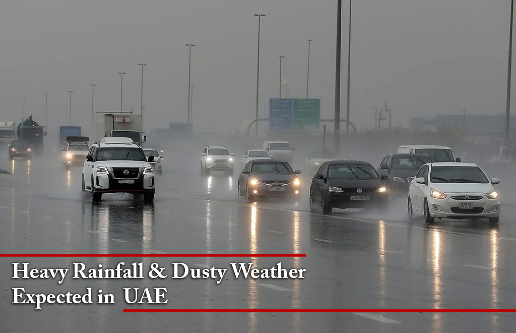 Heavy Rainfall & Dusty Weather Expected in UAE