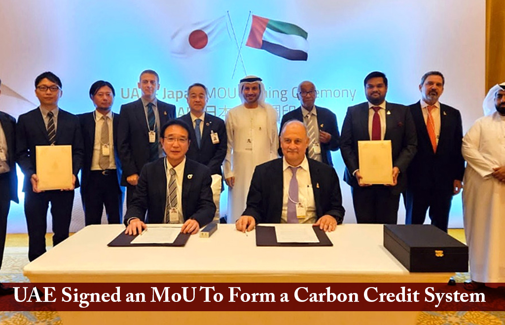 UAE Signed an MoU To Form a Carbon Credit System