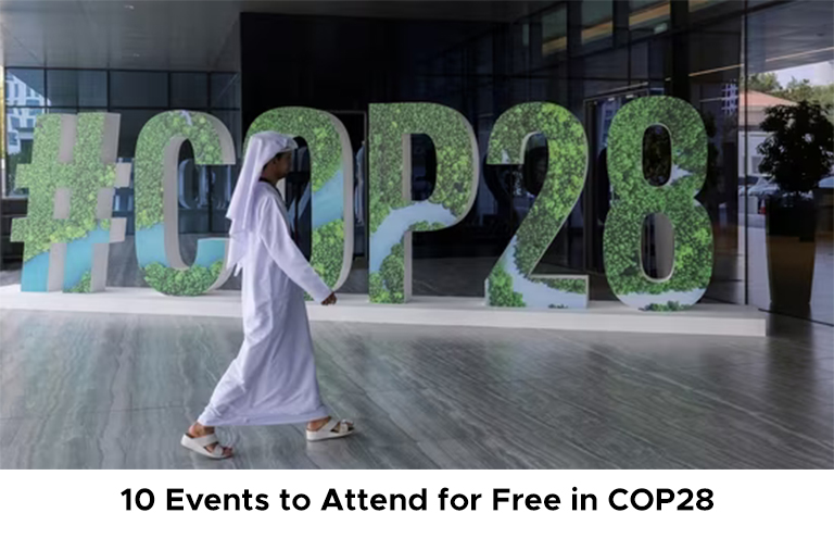 10 Events to Attend for Free in COP28