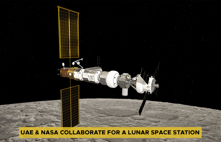 UAE & NASA Collaborate for a Lunar Space Station