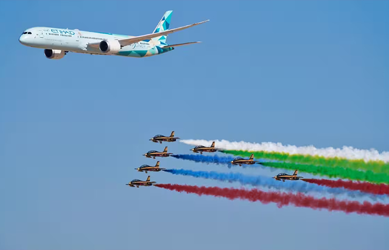 The First Aerobatics Flight Launched in UAE
